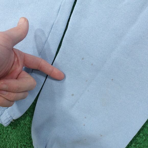 VINTAGE PANNILL USA MADE 70s 80s LIGHT BLUE SWEATPANTS SIZE M MEDIUM **READ** - Picture 7 of 13